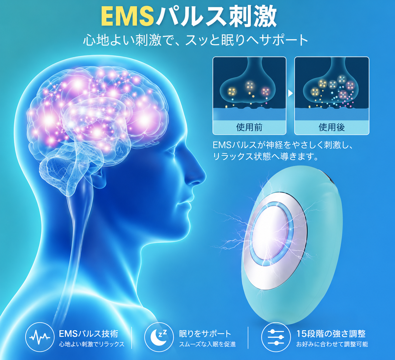 NeuroSnooze™ 脳波リラックス